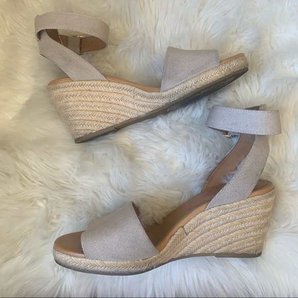 J. Crew Strappy Canvas Espadrille Wedges in Flax F2065 - Picture 13 of 13